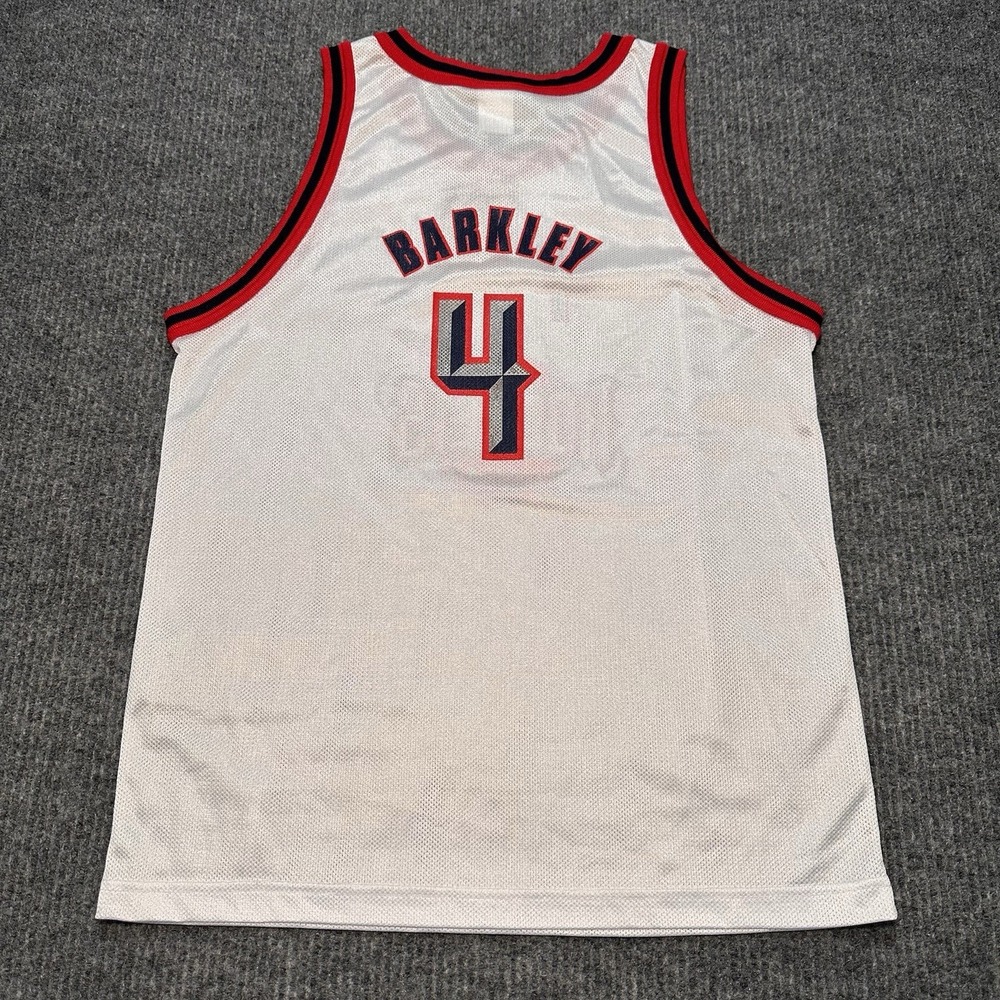 Vintage Houston Rockets Champion 90's Home Jersey #4 Charles Barkley Youth Sz XL